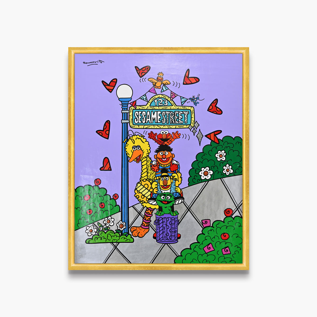 Sesame Street - Sesame Street by Britto - Original Painting