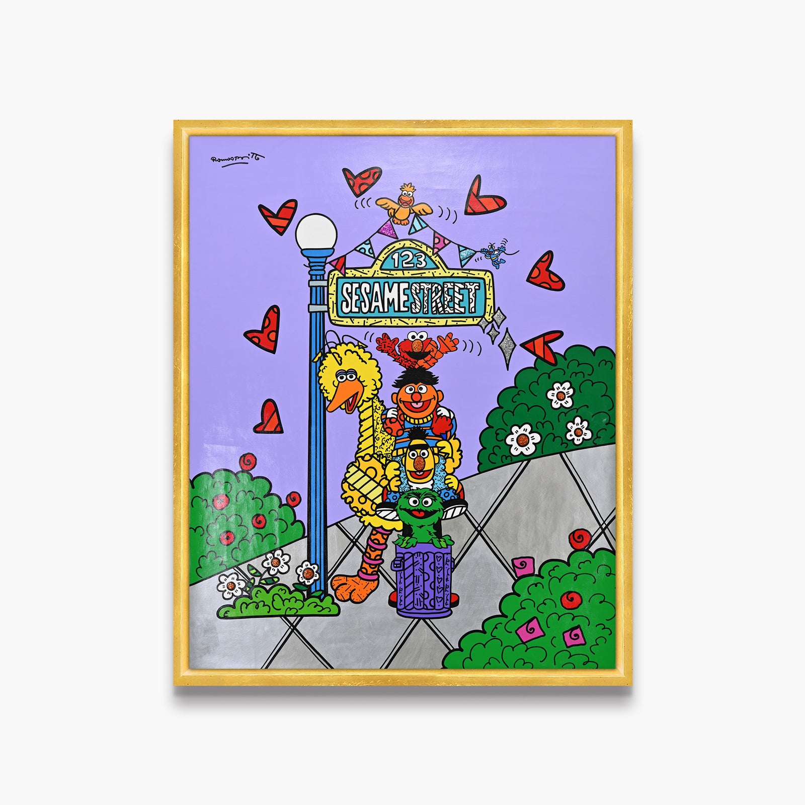 Sesame Street - Sesame Street by Britto - Original Painting