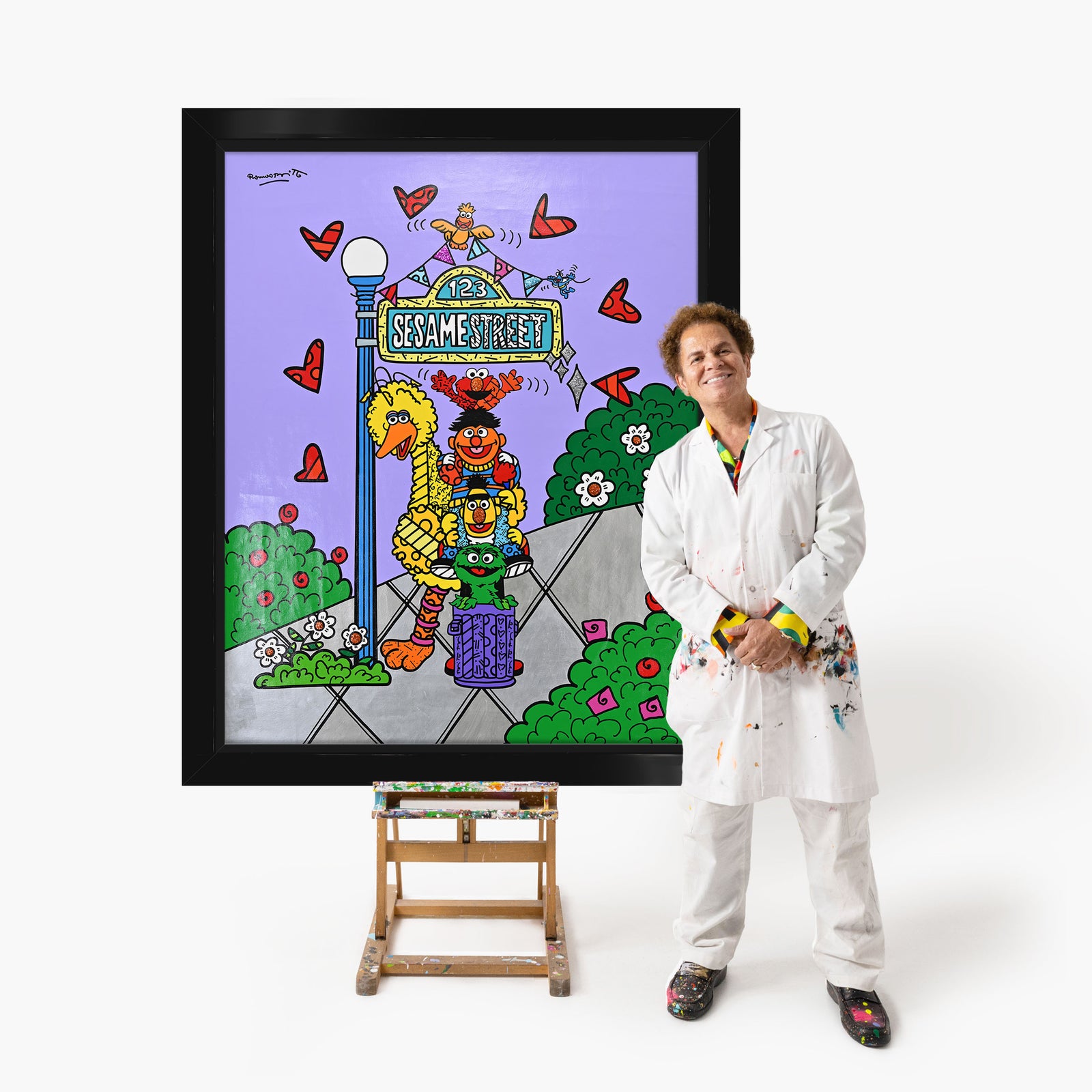 Sesame Street - Sesame Street by Britto - Original Painting