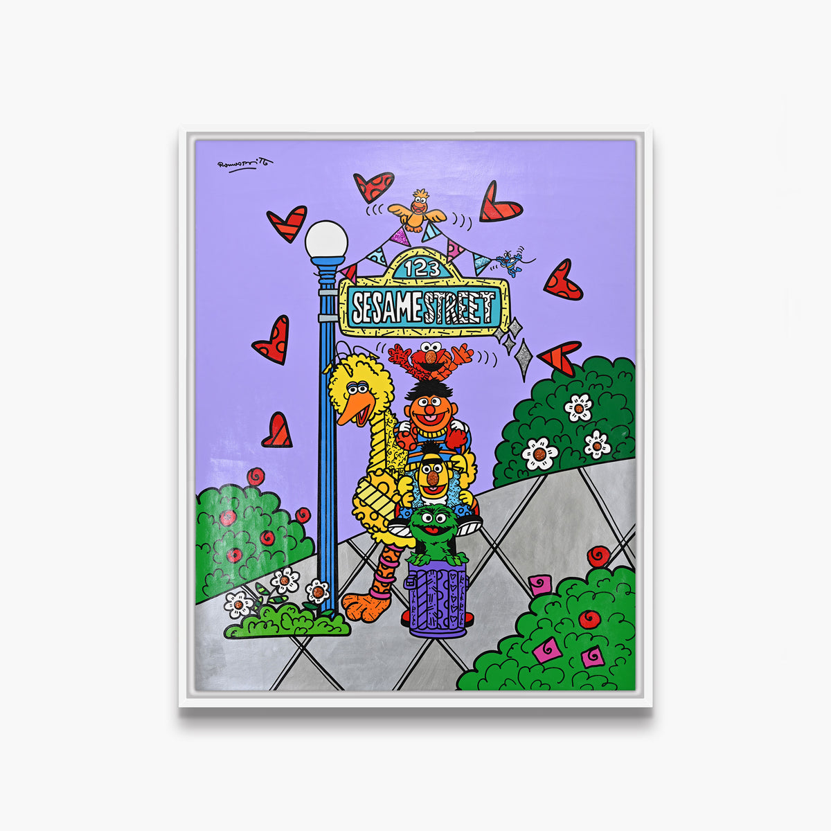 Sesame Street - Sesame Street by Britto - Original Painting
