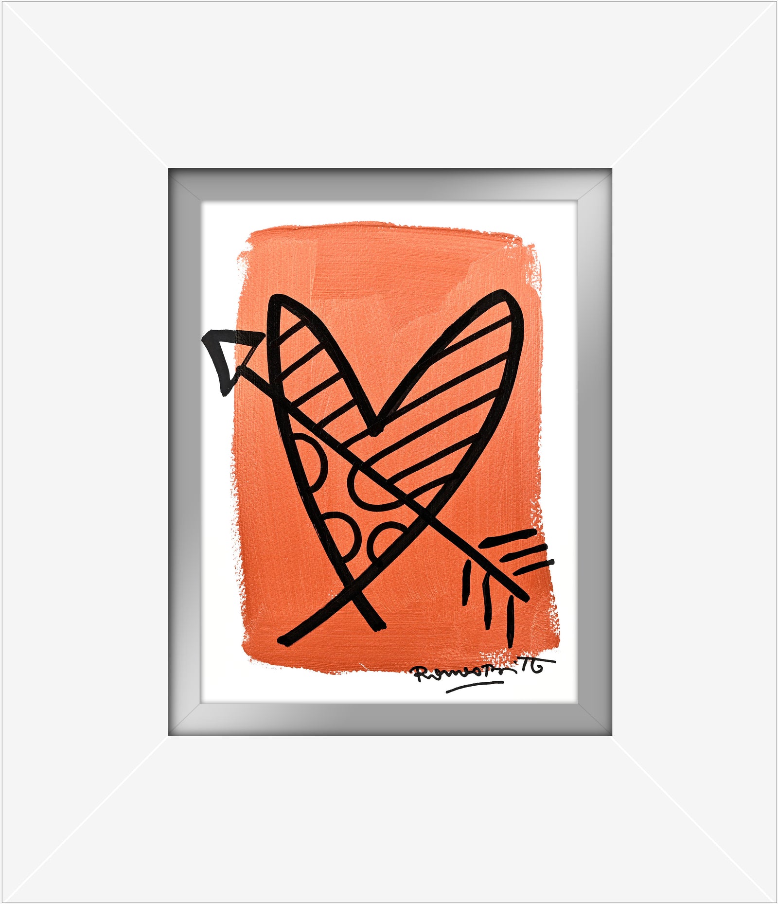 modern pop art two color collection original drawing  vibrant home decor