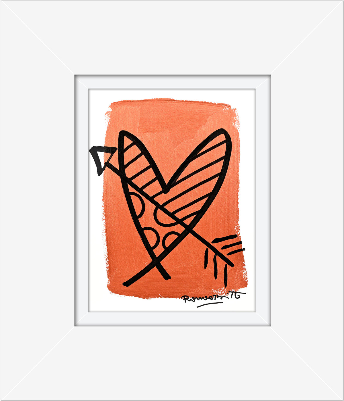 two color collection original drawing  artistic colorful design collectible