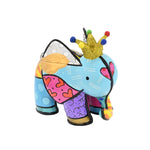 10 YEAR ANNIVERSARY ELEPHANT - Touch of Gold - Mixed Media Original Sculpture
