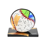 BASEBALL - Touch of Gold - Mixed Media Original Sculpture