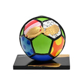 SOCCER BALL - Touch of Gold - Mixed Media Original Sculpture *SOLD*