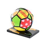 SOCCER BALL - Touch of Gold - Mixed Media Original Sculpture