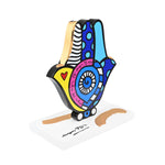 HAMSA - Touch of Gold - Mixed Media Original Sculpture