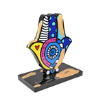 HAMSA - Touch of Gold - Mixed Media Original Sculpture