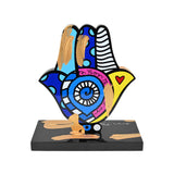 HAMSA - Touch of Gold - Mixed Media Original Sculpture