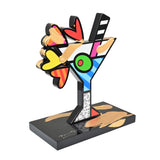 MARTINI - Touch of Gold - Mixed Media Original Sculpture *SOLD*