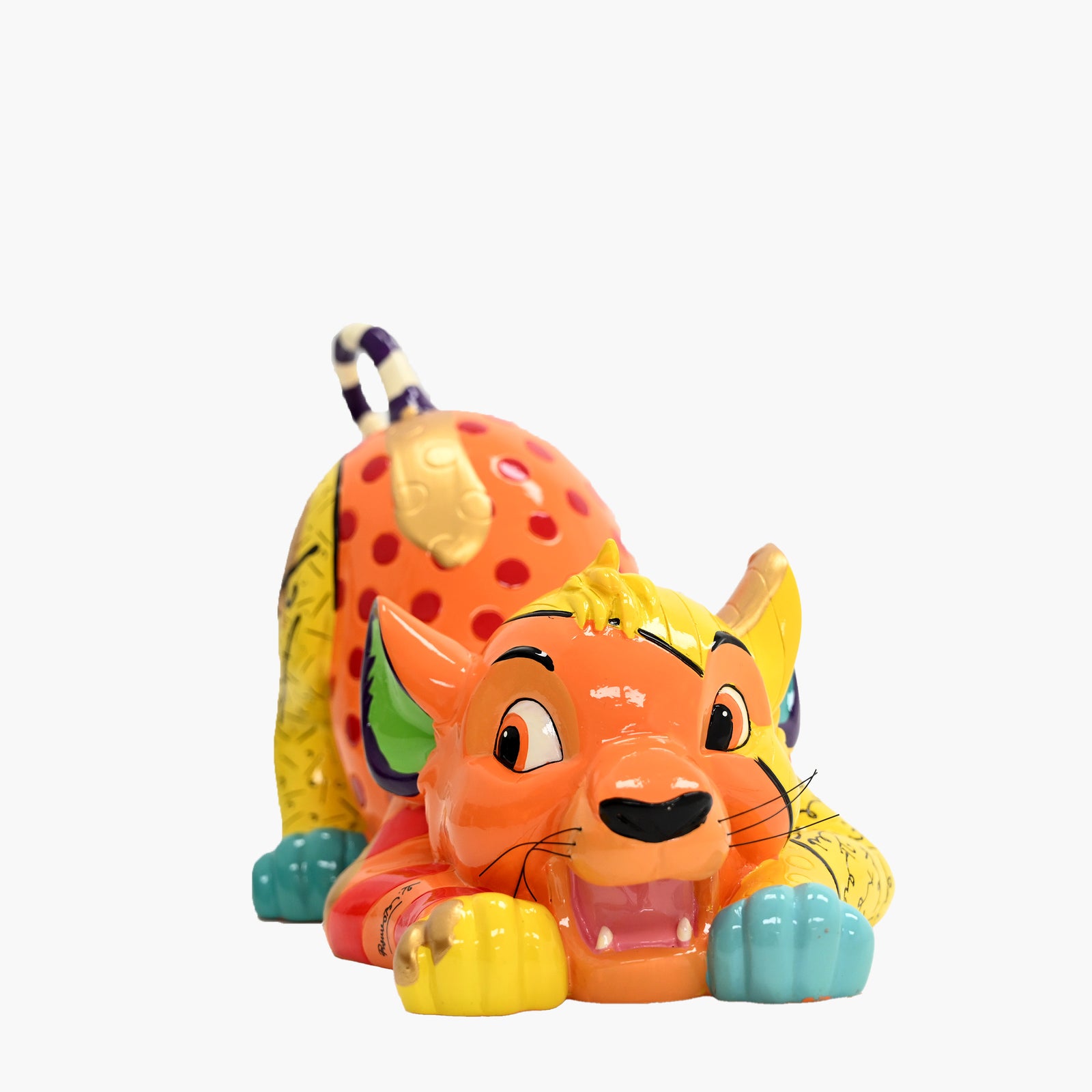 Simba - Disney by Britto Figurine - Touch of Gold Original Sculpture