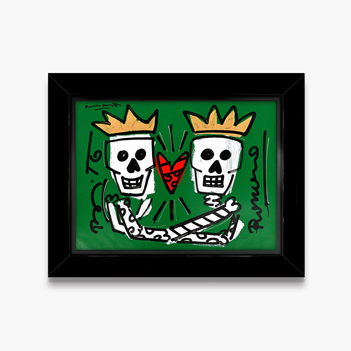 Two Skulls - Original Painting