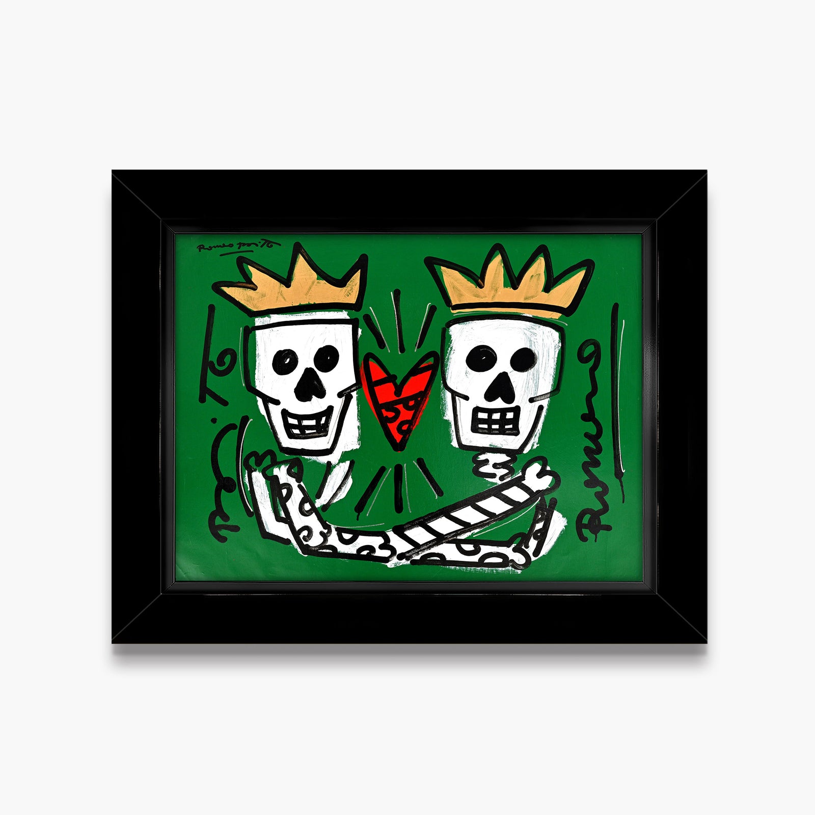 Two Skulls - Original Painting