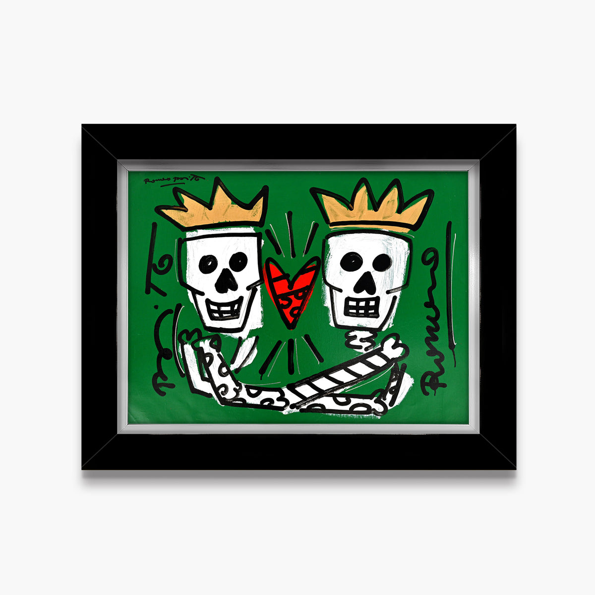 Two Skulls - Original Painting
