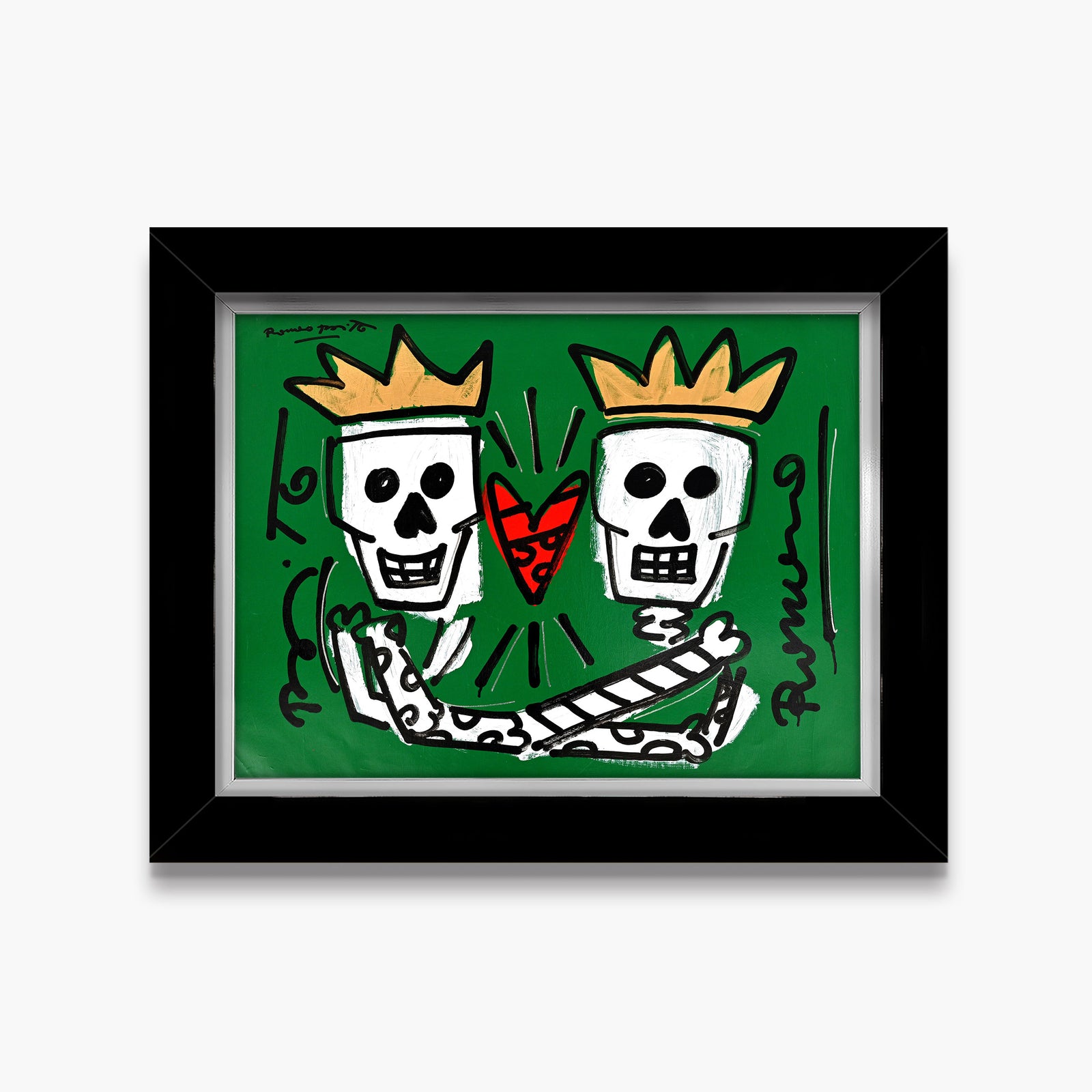 Two Skulls - Original Painting