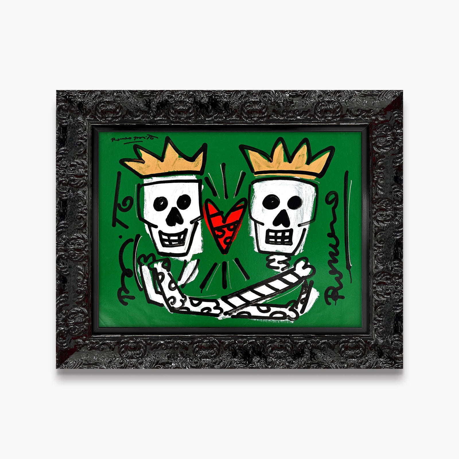 Two Skulls - Original Painting
