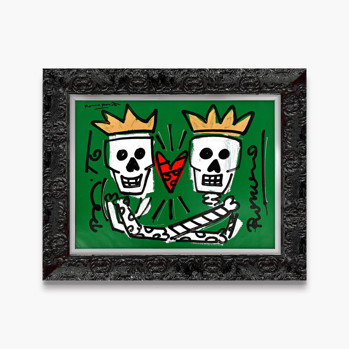 Two Skulls - Original Painting