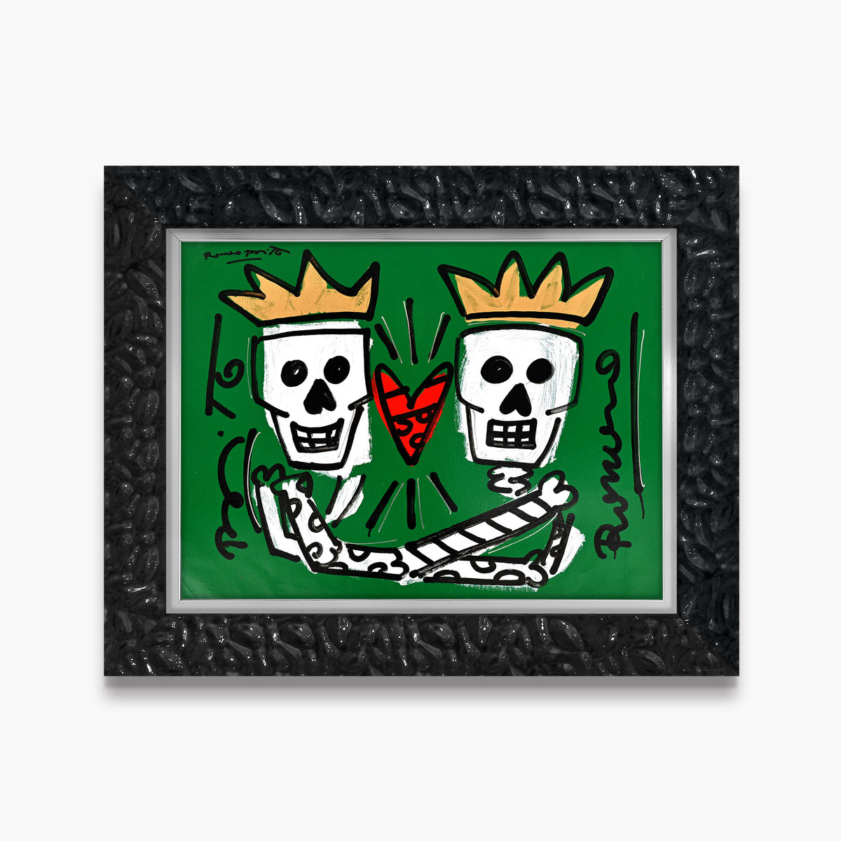 Two Skulls - Original Painting