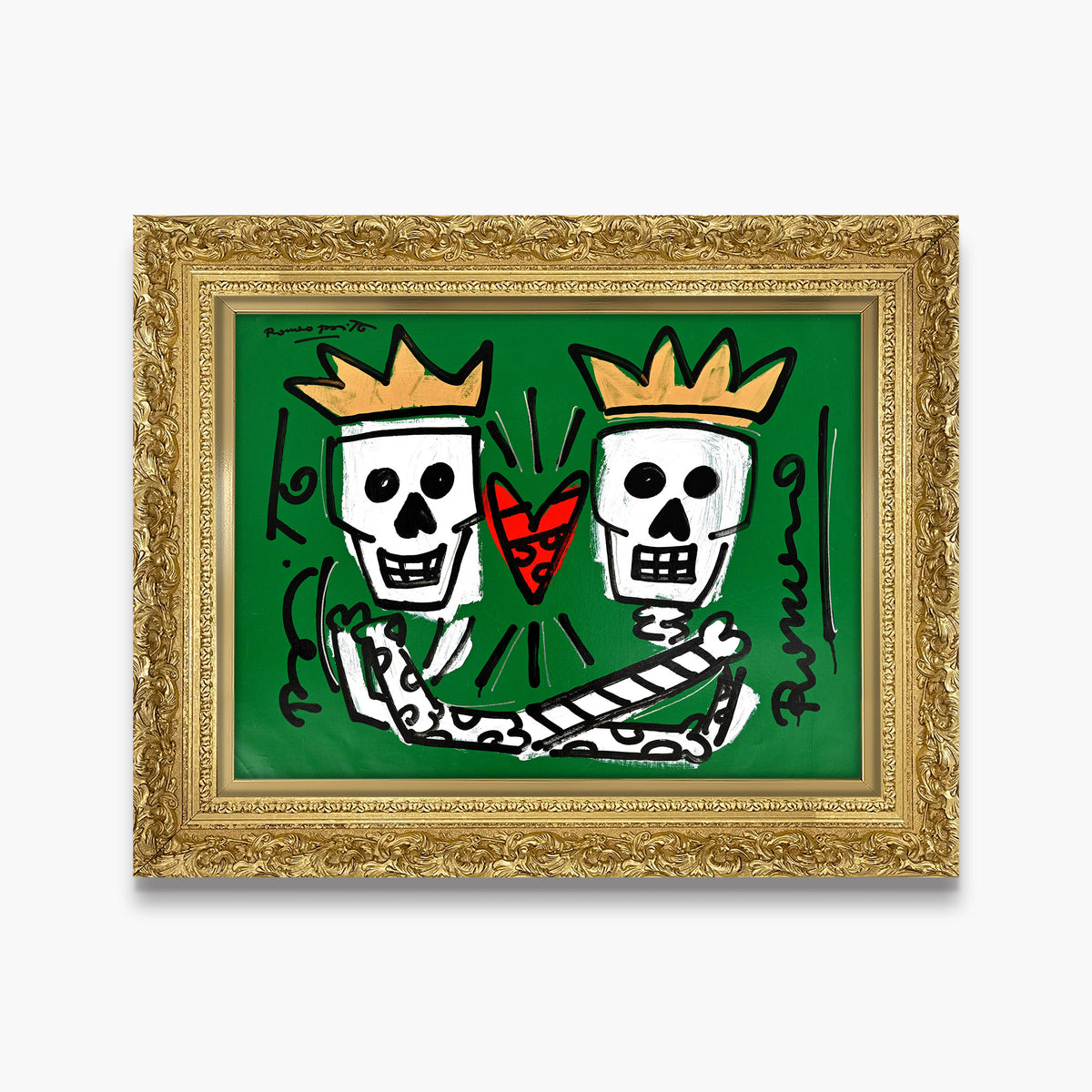 Two Skulls - Original Painting