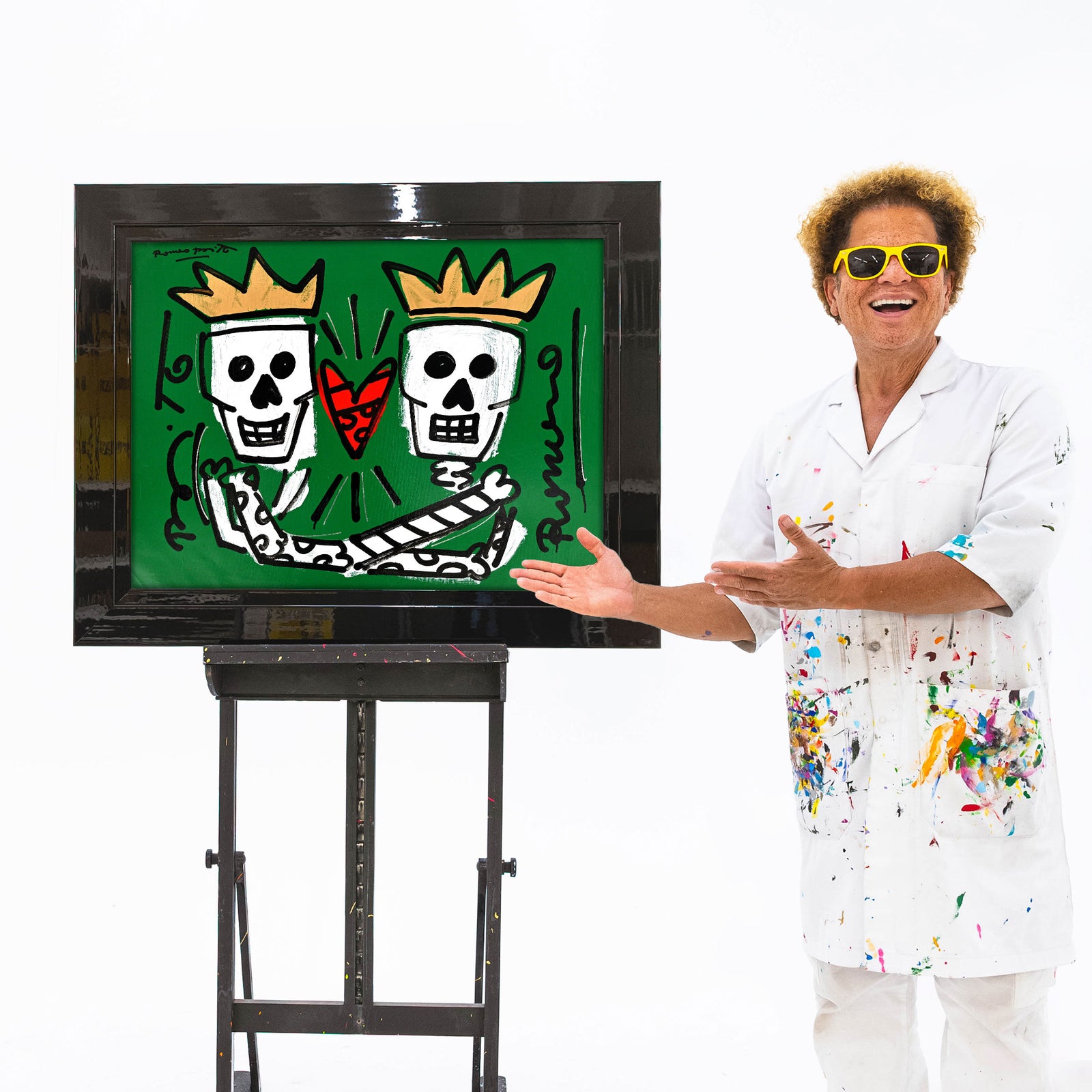 Two Skulls - Original Painting