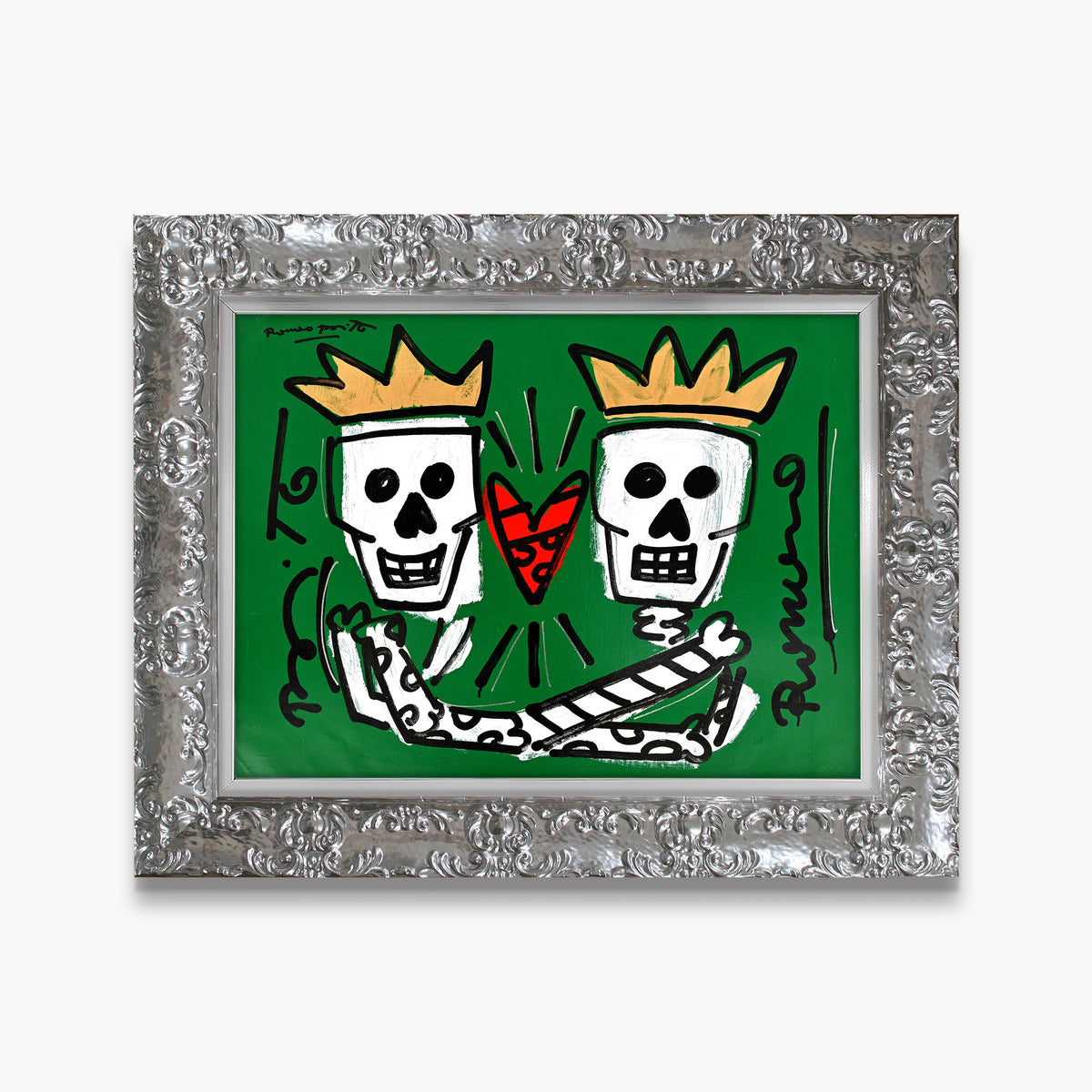 Two Skulls - Original Painting
