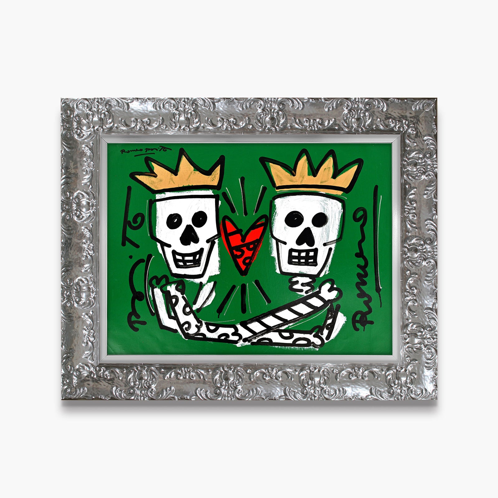 Two Skulls - Original Painting