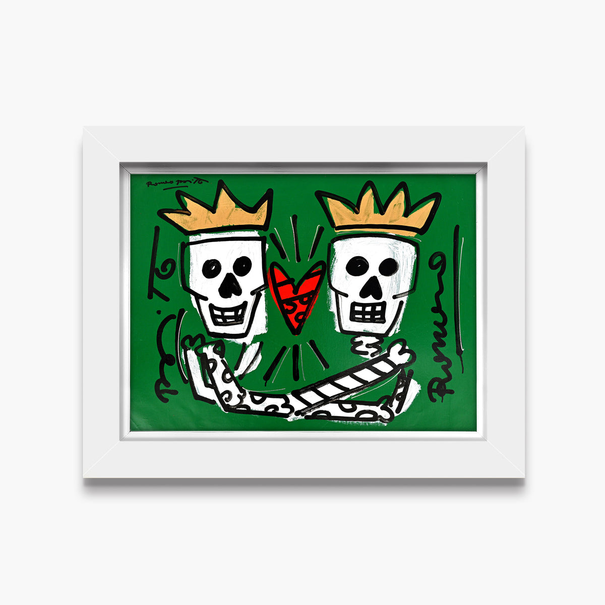 Two Skulls - Original Painting
