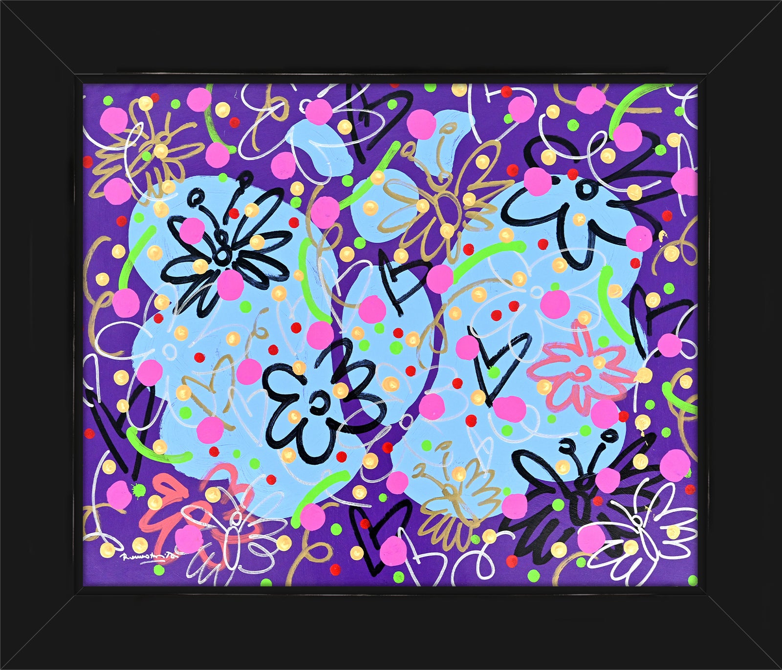 Garden Butterflies - Original Painting