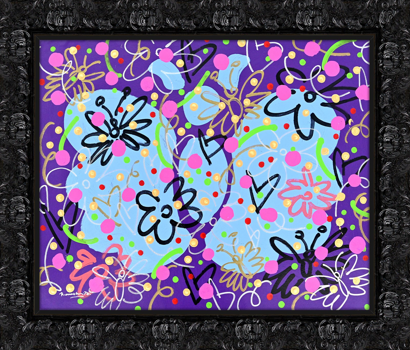 Garden Butterflies - Original Painting