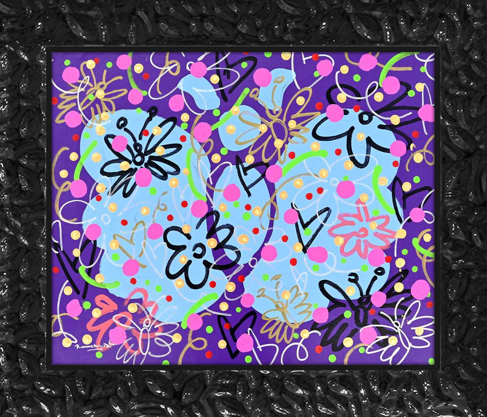 Garden Butterflies - Original Painting