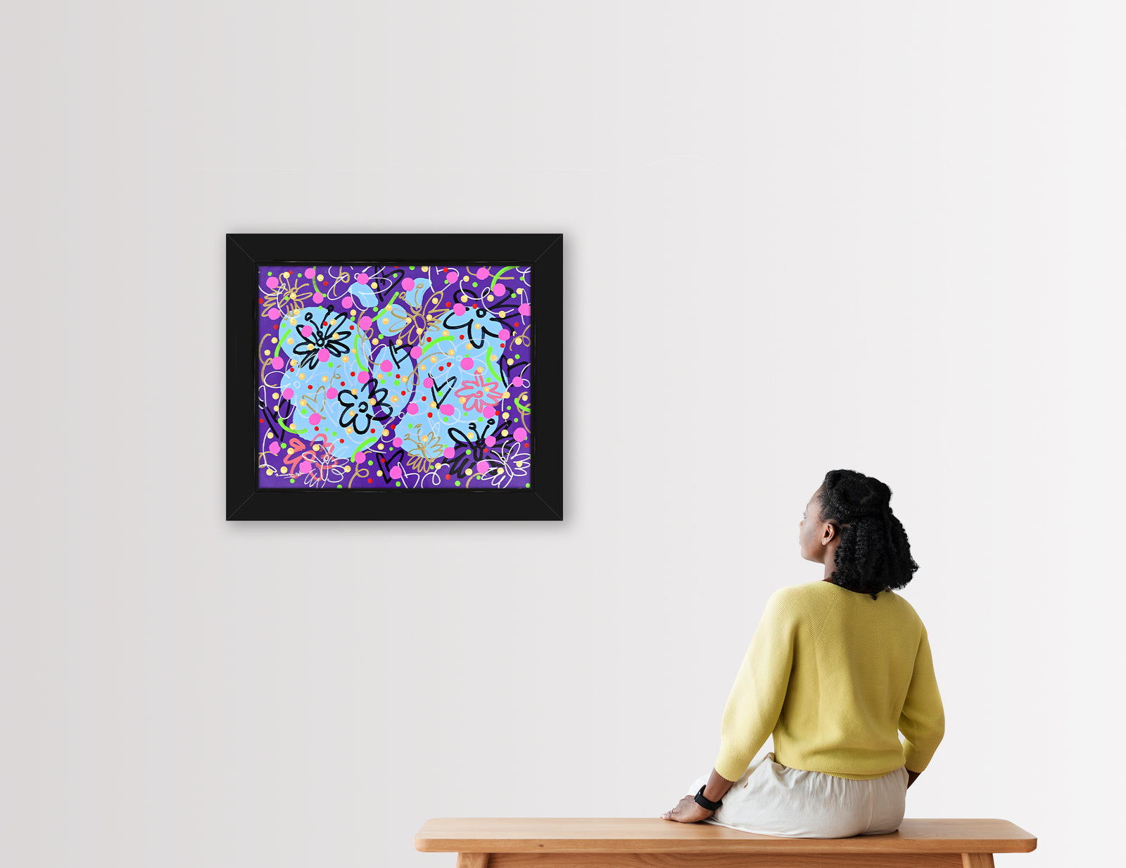 Garden Butterflies - Original Painting