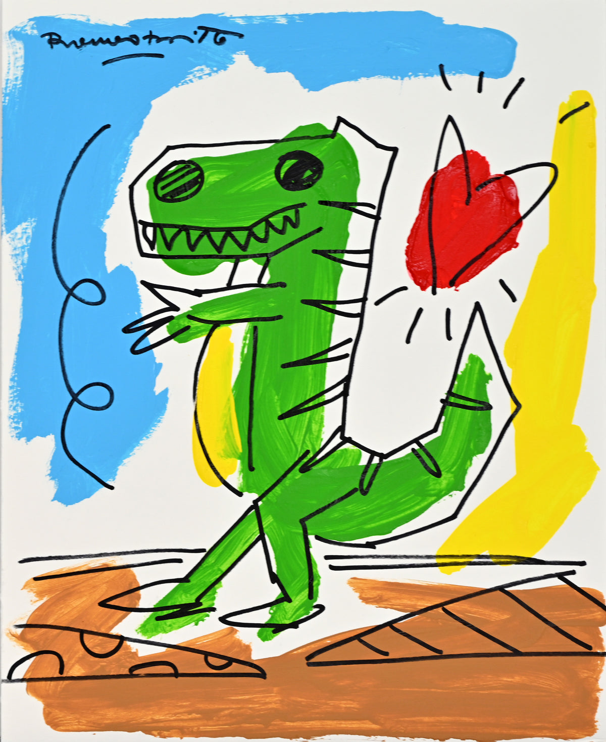 Thomas Collection (Dinosaur) - Original Drawing