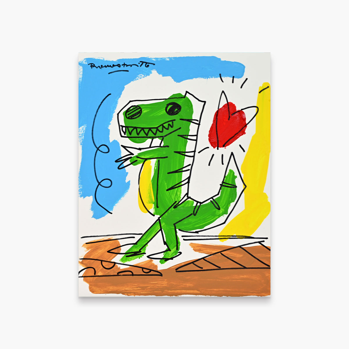 Thomas Collection (Dinosaur) - Original Drawing