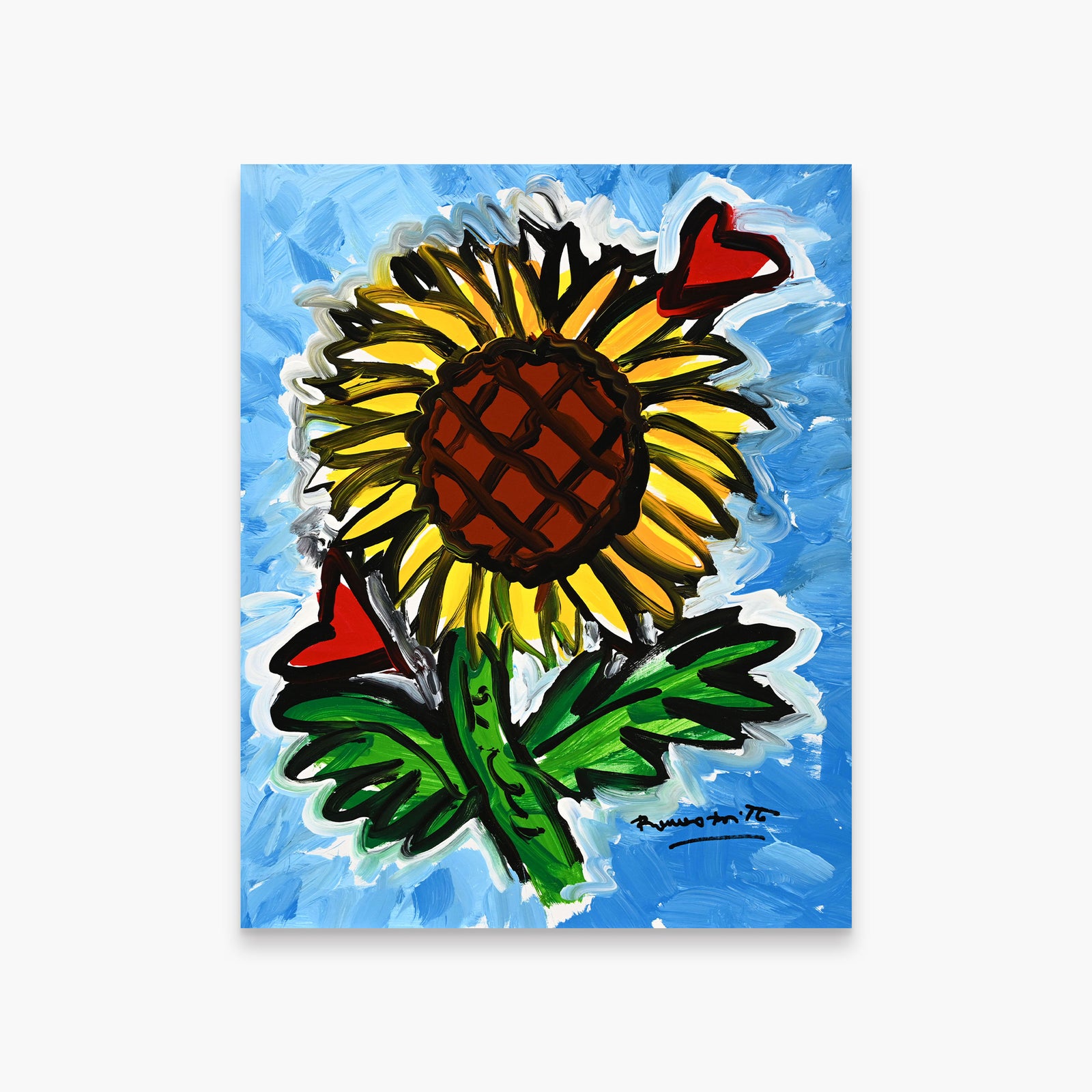 Sunflower Heart - Original Painting