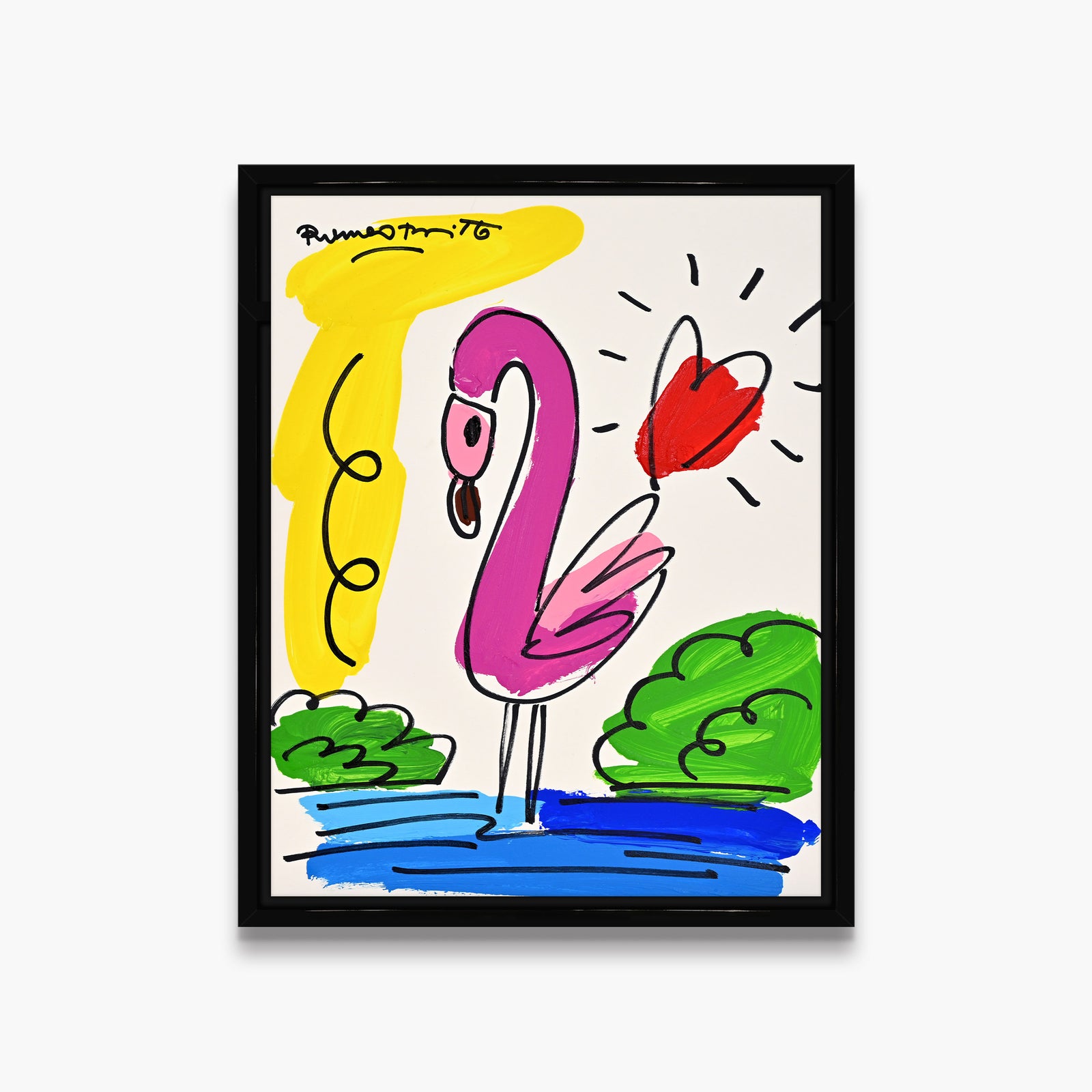 Thomas Collection (Flamingo) - Original Drawing