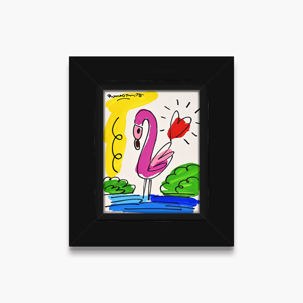 Thomas Collection (Flamingo) - Original Drawing