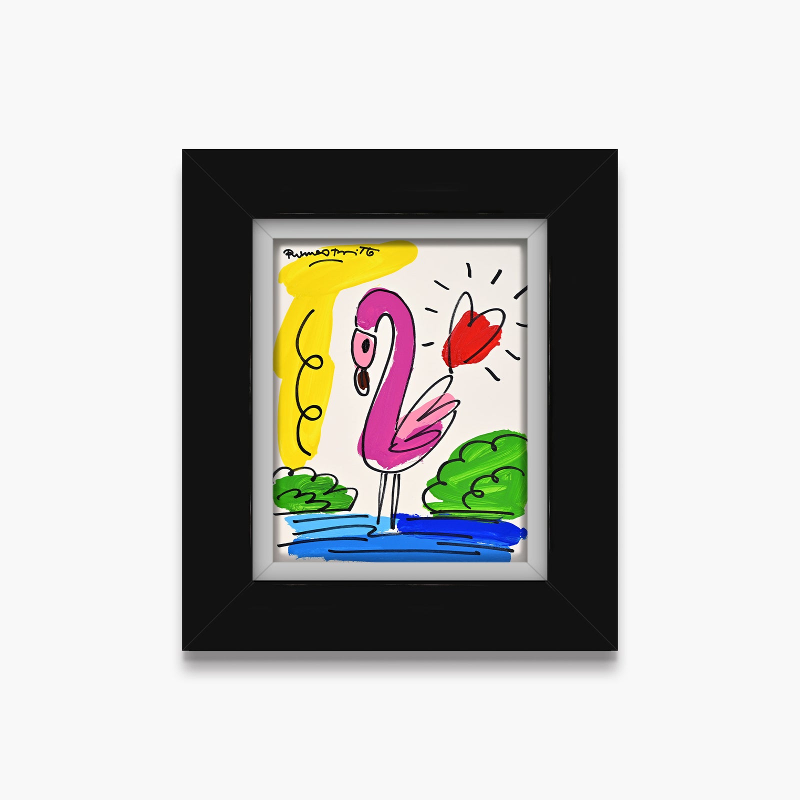 Thomas Collection (Flamingo) - Original Drawing