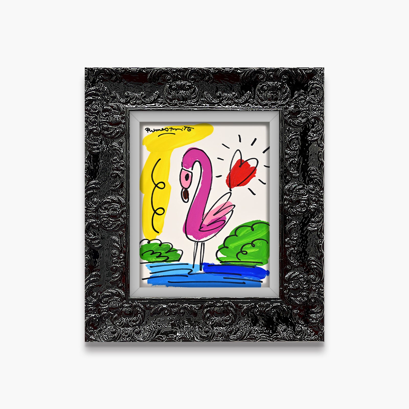 Thomas Collection (Flamingo) - Original Drawing