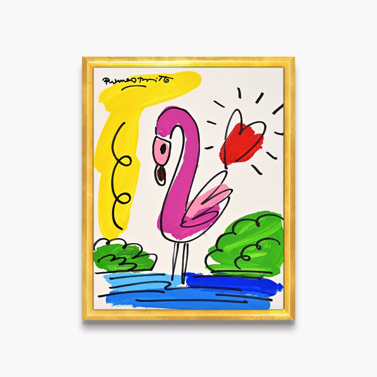 Thomas Collection (Flamingo) - Original Drawing