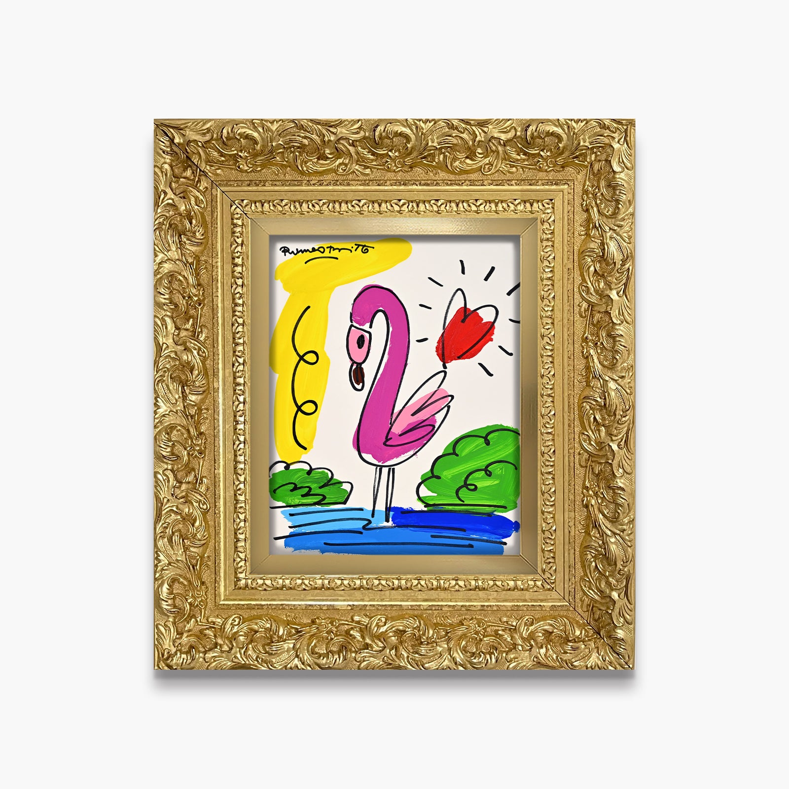 Thomas Collection (Flamingo) - Original Drawing