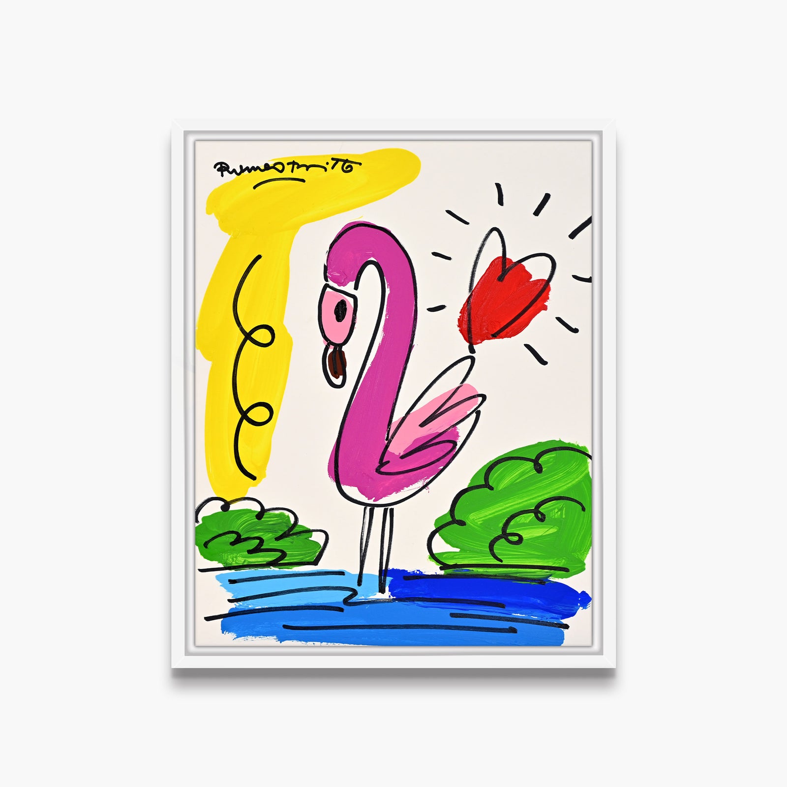Thomas Collection (Flamingo) - Original Drawing