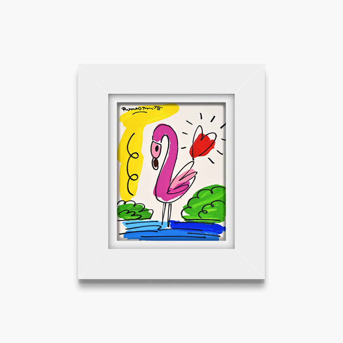 Thomas Collection (Flamingo) - Original Drawing