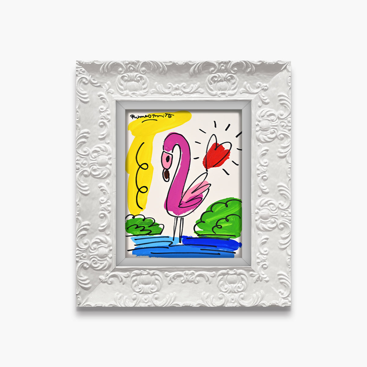 Thomas Collection (Flamingo) - Original Drawing