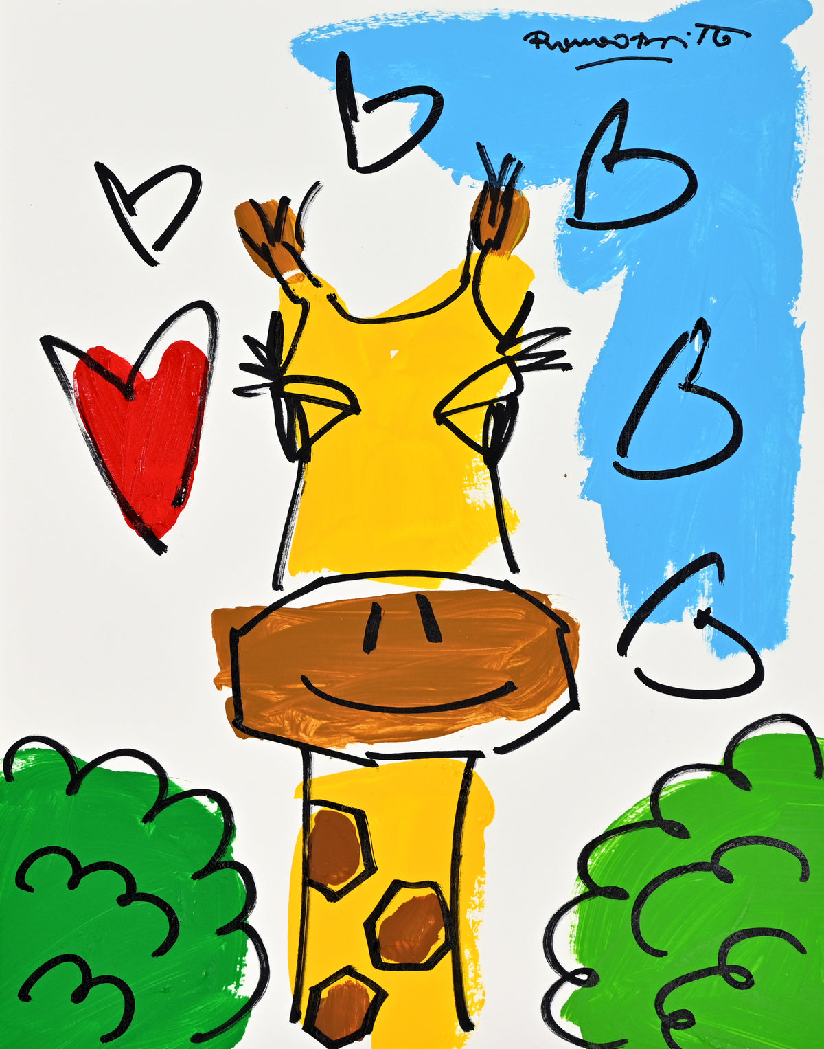 Thomas Collection (Giraffe) - Original Drawing