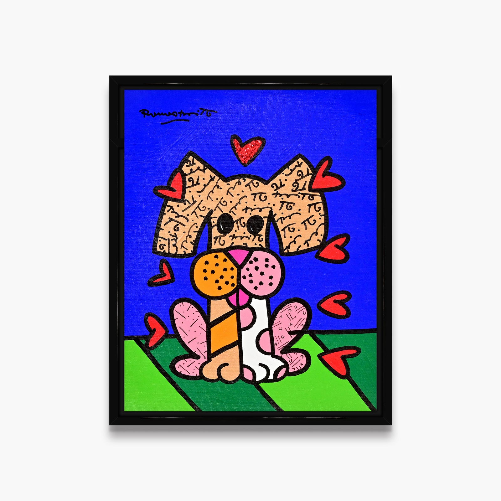 Britto Dog - Original Painting