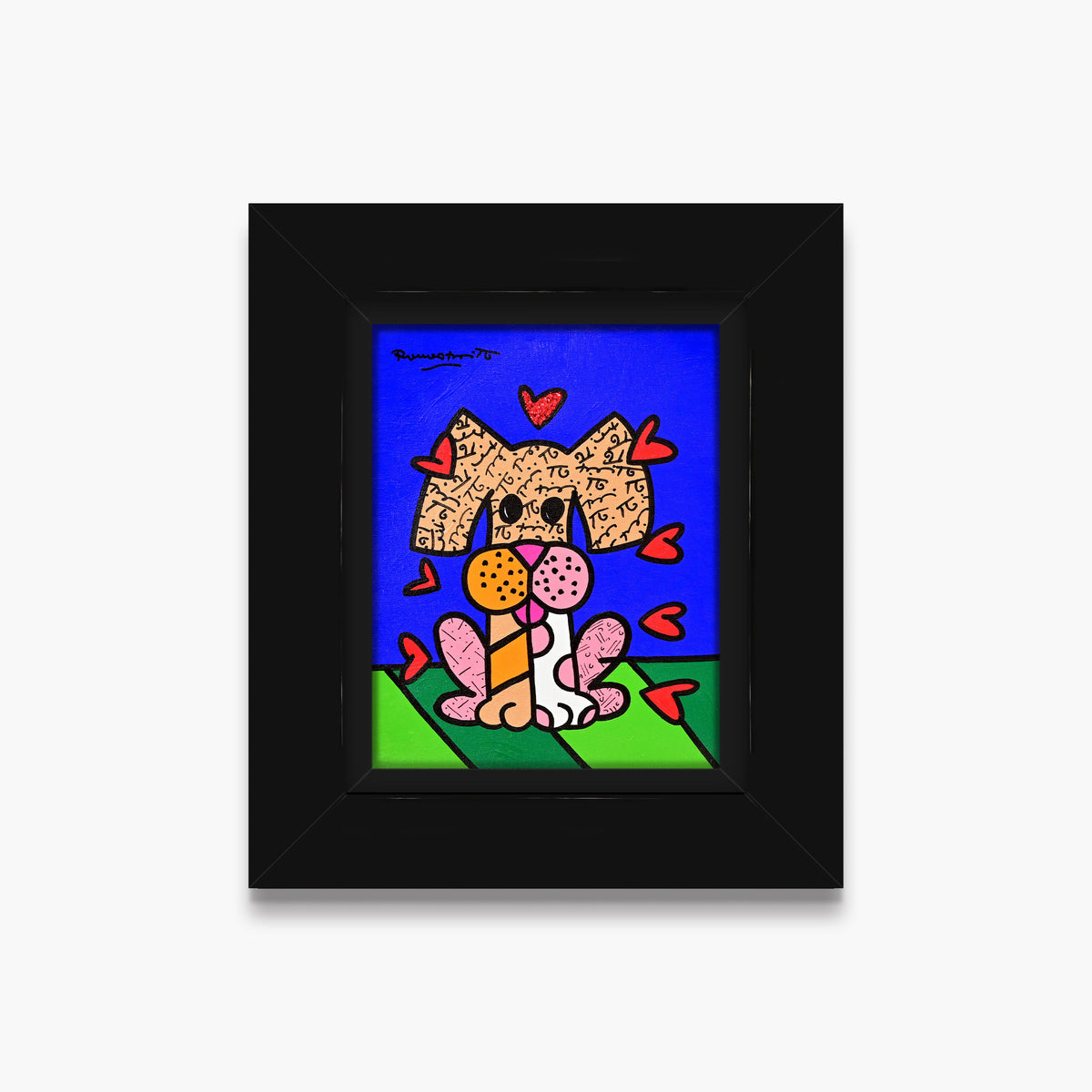 Britto Dog - Original Painting