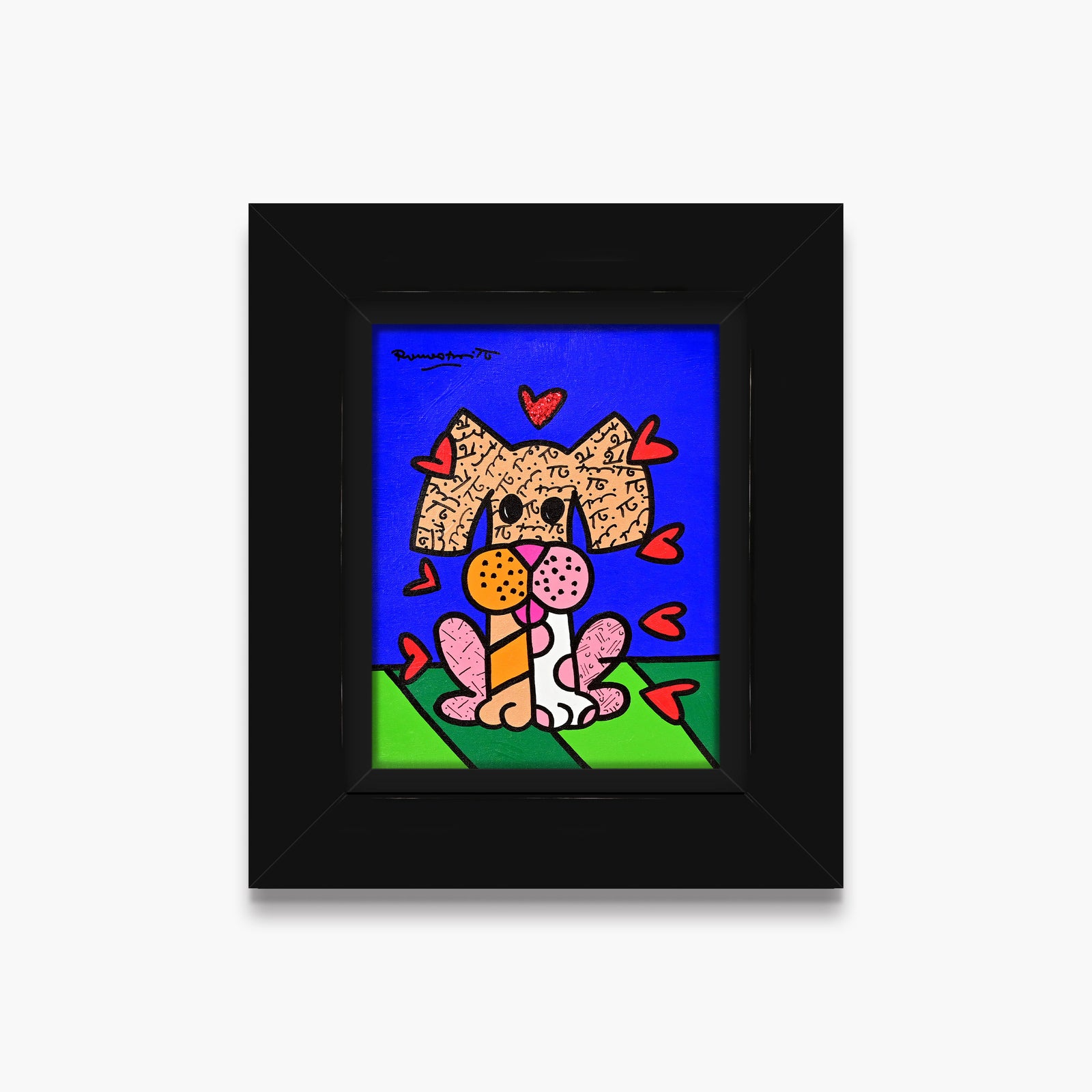 Britto Dog - Original Painting