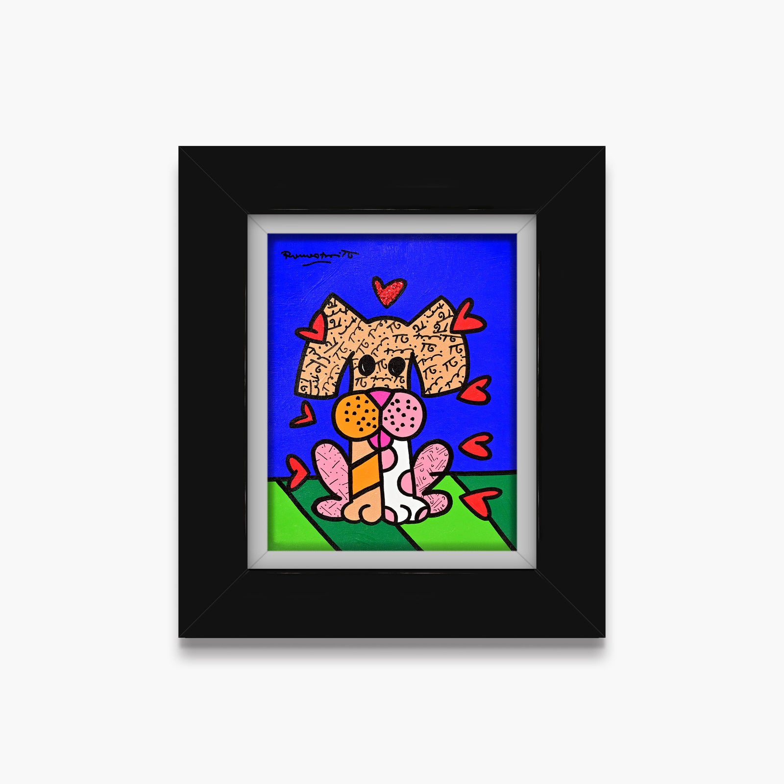 Britto Dog - Original Painting