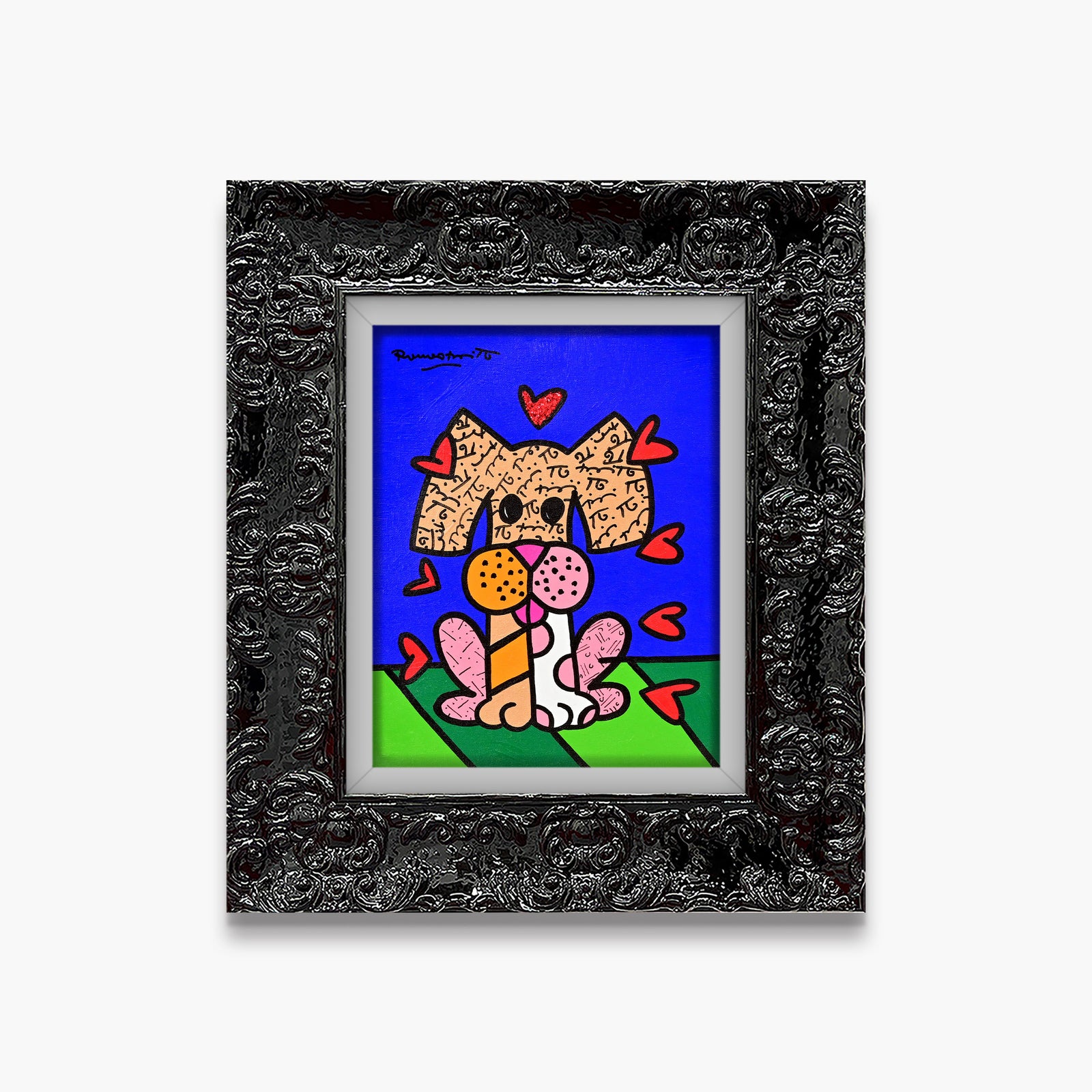 Britto Dog - Original Painting