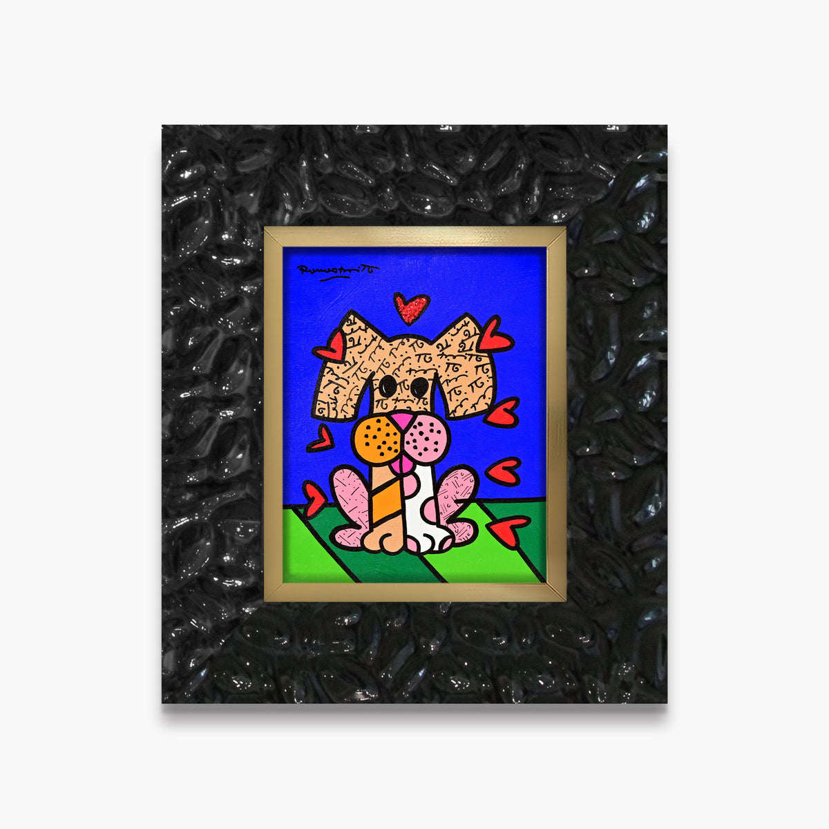 Britto Dog - Original Painting